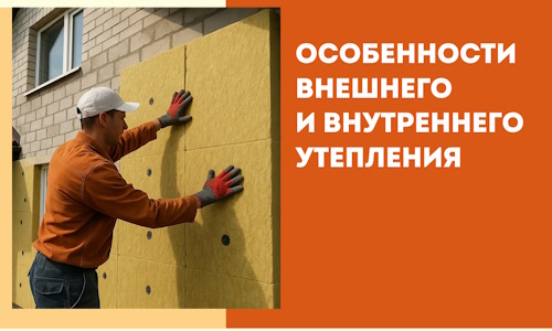 Какие особенности внешнего и внутреннего утепления в Лениногорске