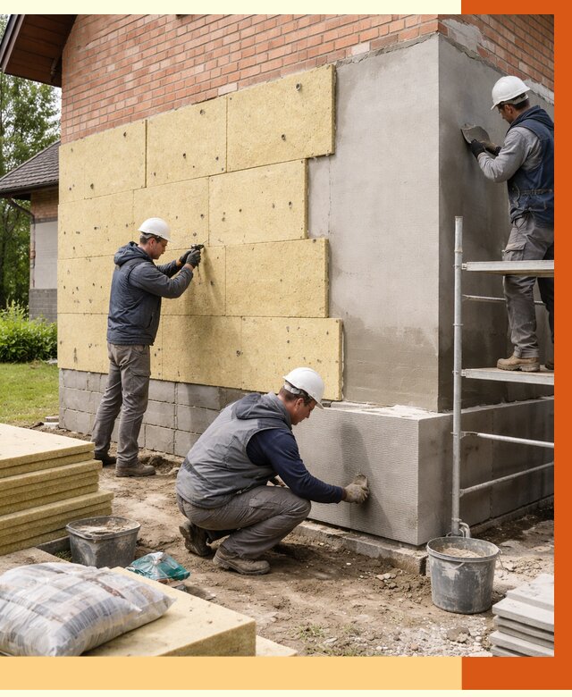 Утепление частного дома в Лениногорске под ключ от 7740 руб/м2 — недорого | ТепломастерЛнр