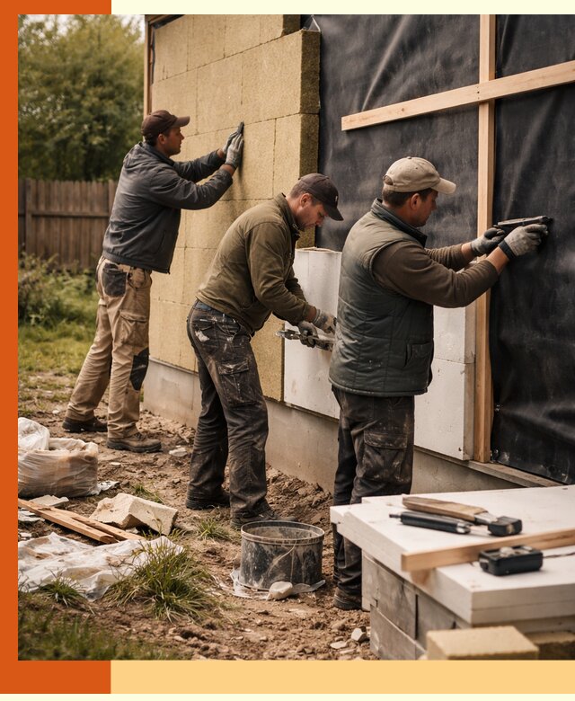 Утепление дачного дома под ключ в Лениногорске