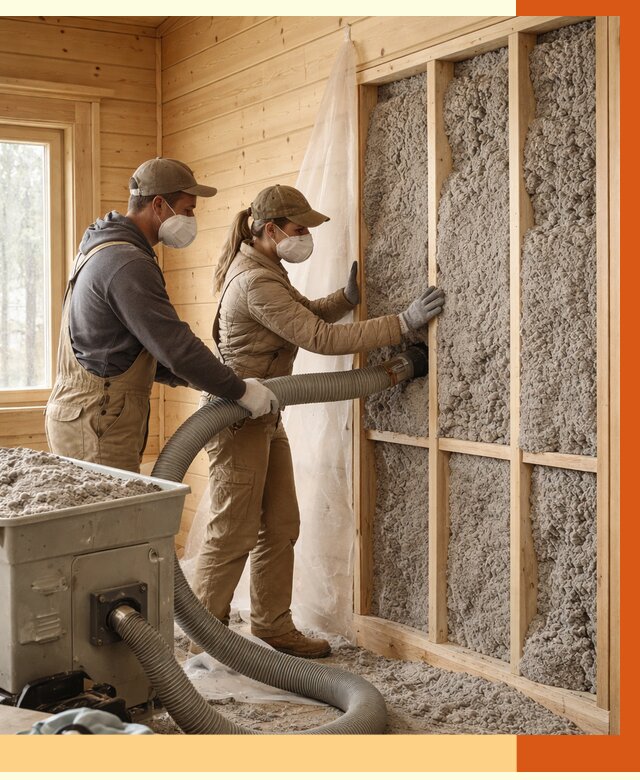 Утепление дачного дома эковатой в Лениногорске от 1496 руб./м2 — комплексно, ТепломастерЛнр