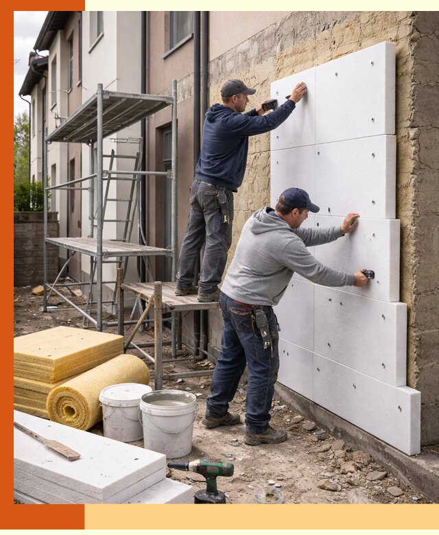 Утепление таунхауса с гарантией комфорта в Лениногорске