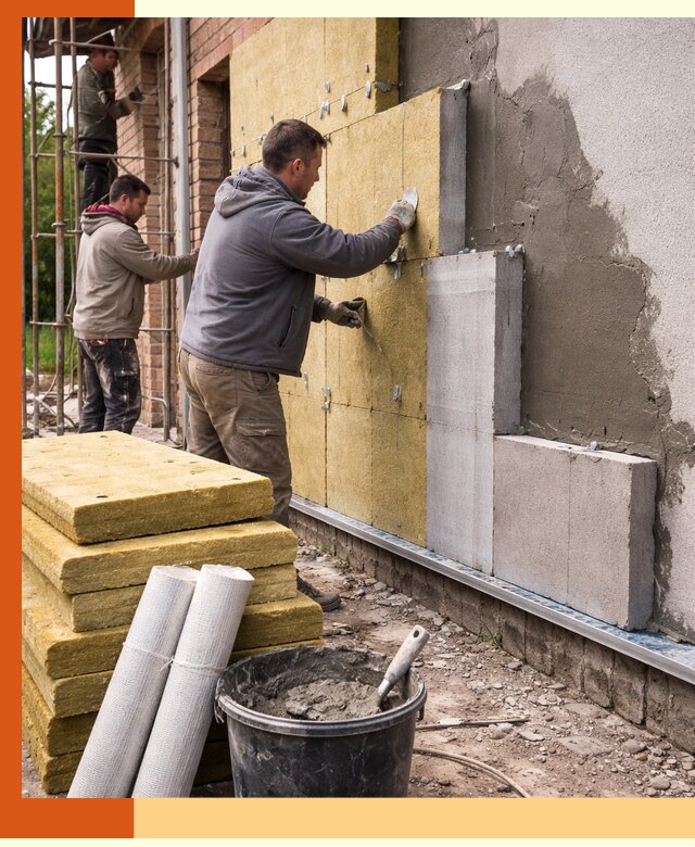 Утепление кирпичного дома под ключ в Лениногорске