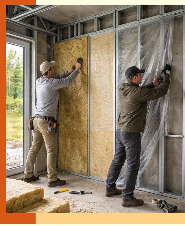 Утепление дома из ЛСТК в Лениногорске с гарантией качества и эффективности