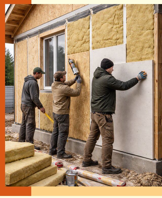 Профессиональное утепление дома из SIP-панелей в Лениногорске