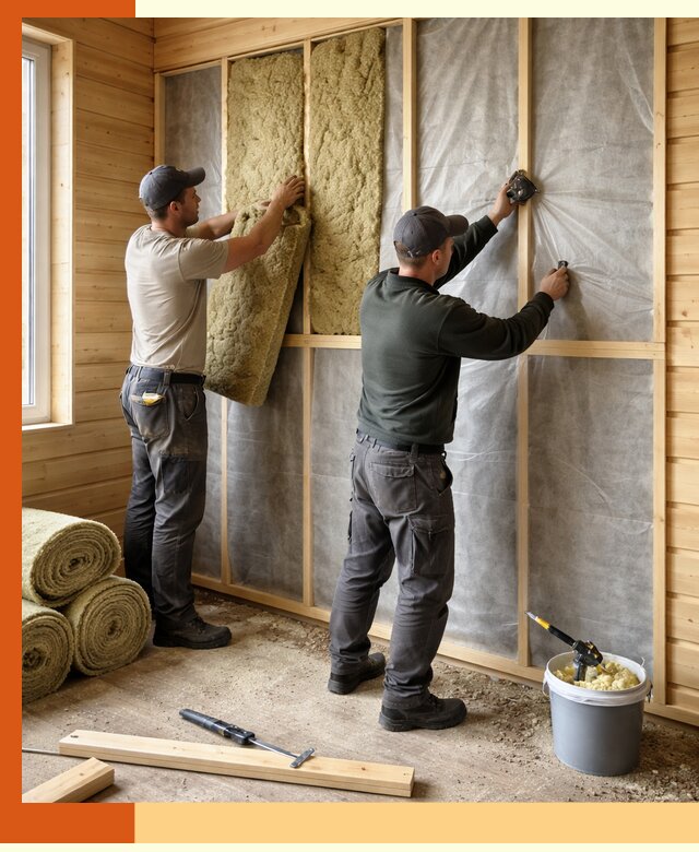 Утепление дома из минибруса в Лениногорске: комплексные теплоизоляционные работы