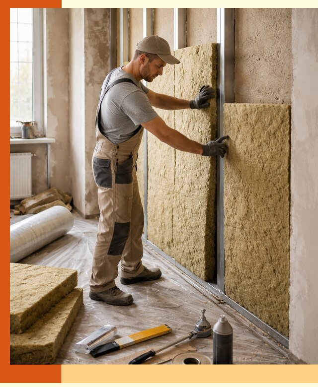 Утепление квартиры в Лениногорске — комплексная теплоизоляция стен и полов