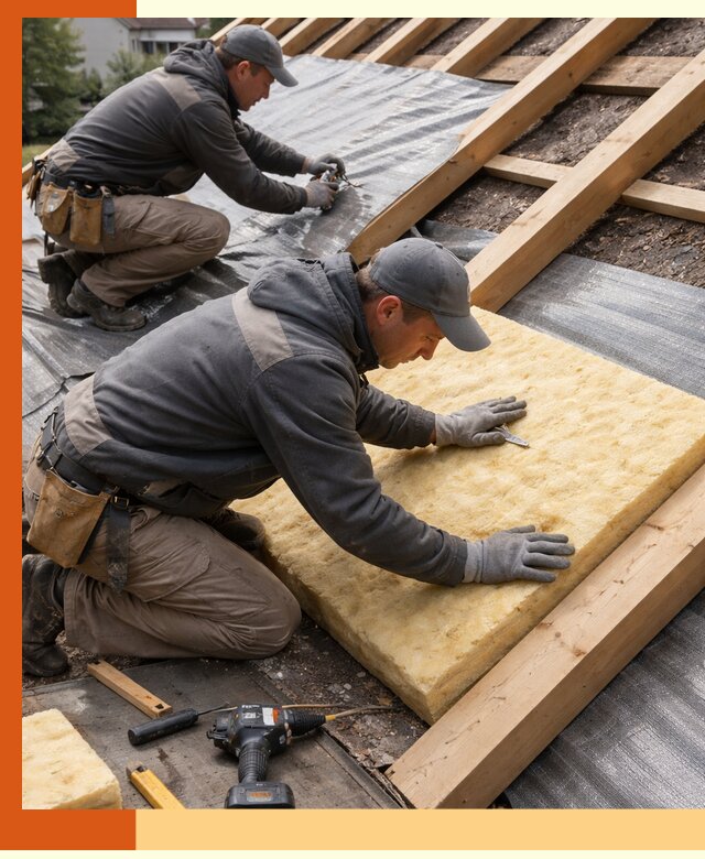 Профессиональное утепление крыши в Лениногорске качественно и надежно