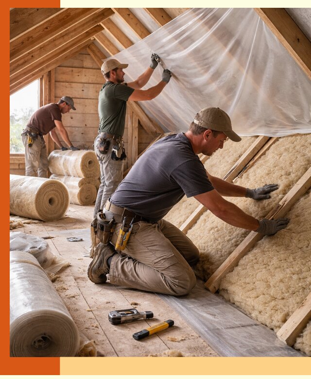 Утепление крыши изнутри в Лениногорске: профессионально и надежно