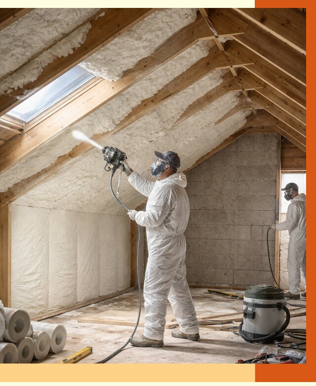 Утепление мансарды ППУ в Лениногорске от 2838 руб./м² — заказать под ключ | ТепломастерЛнр