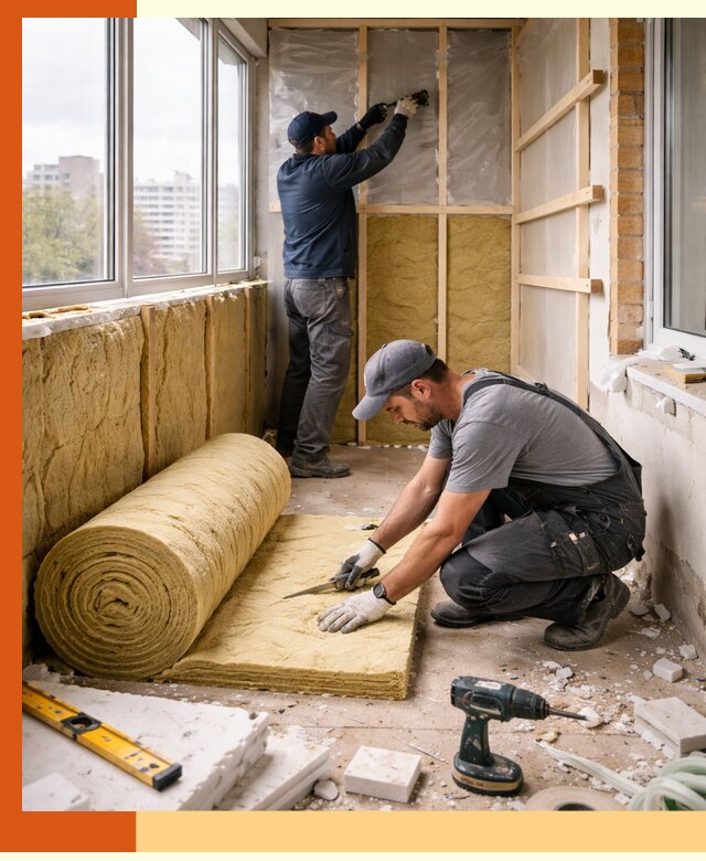 Утепление балкона под ключ в Лениногорске качественно и быстро