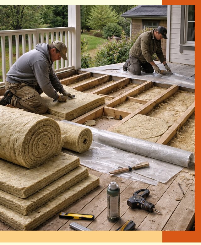 Утепление террасы в Лениногорске от 4334 руб./м2 — утеплить террасу под ключ | ТепломастерЛнр