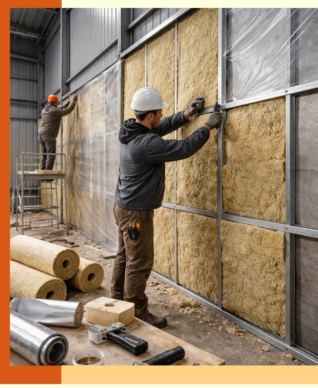 Утепление ангара в Лениногорске — профессиональная теплоизоляция помещений