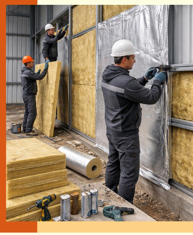 Утепление металлического ангара профессионально в Лениногорске