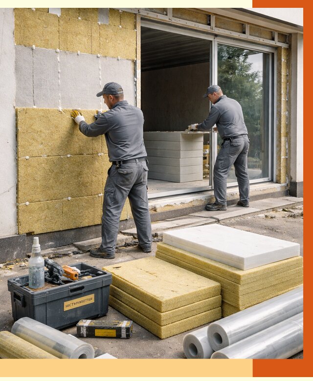 Утепление торгового павильона в Лениногорске от 14964 руб./м² под ключ | ТепломастерЛнр