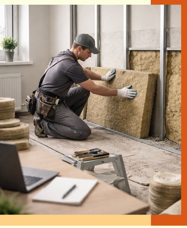 Утепление офиса в Лениногорске от 4644 руб/м2 — комплексное утепление офиса под ключ | ТепломастерЛнр