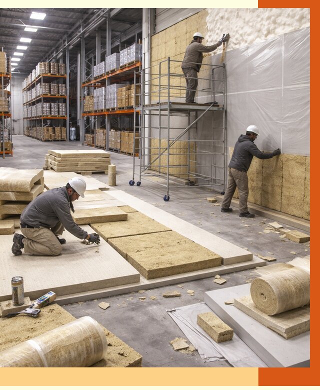 Утепление складского терминала в Лениногорске от 7740 руб./м² под ключ | ТепломастерЛнр