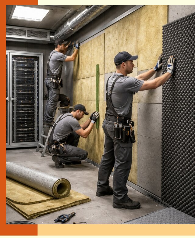 Утепление серверной комнаты профессионально в Лениногорске