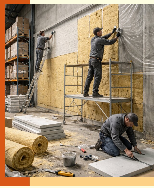 Утепление холодного склада под ключ в Лениногорске