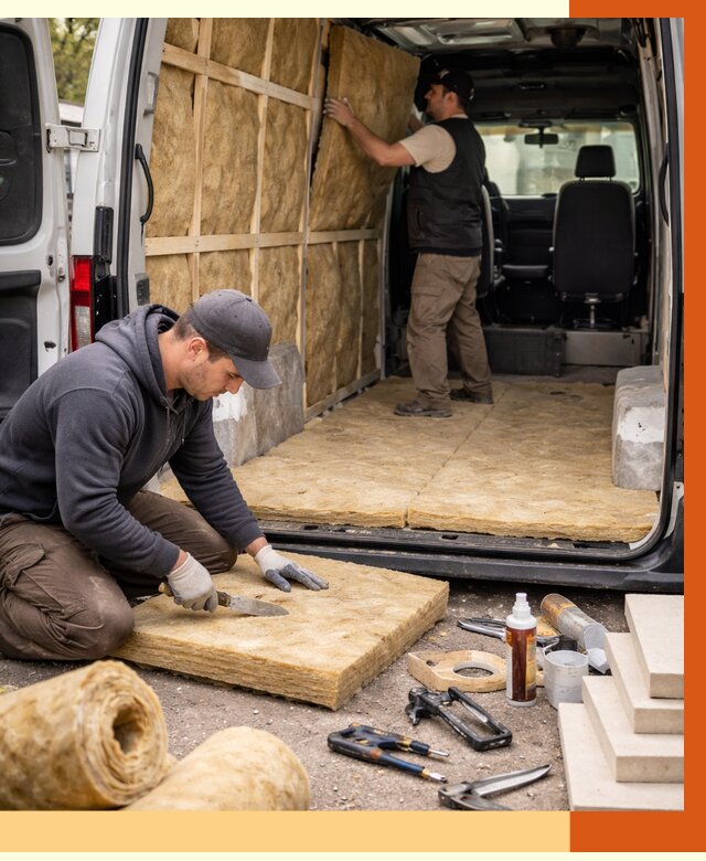 Утепление кемпера в Лениногорске под ключ от 12384 руб. — профессионально | ТепломастерЛнр