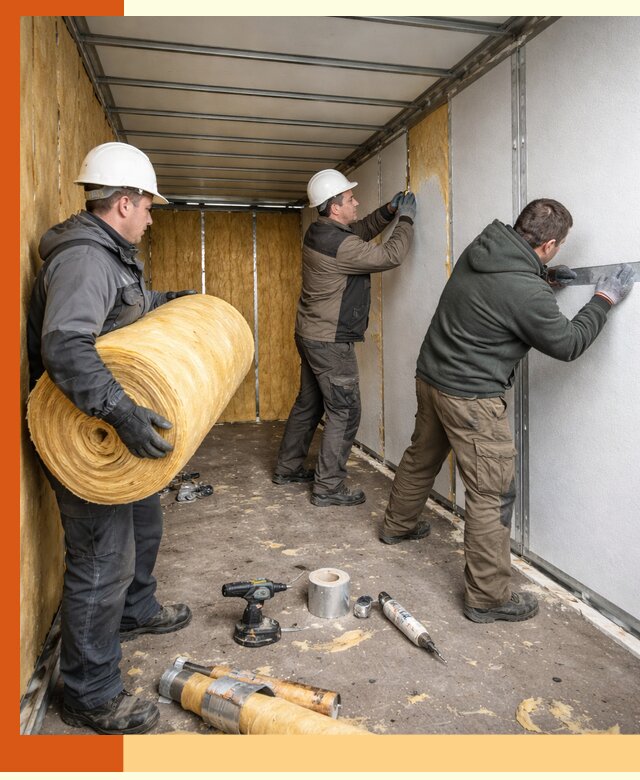 Утепление рефрижераторного контейнера в Лениногорске профессионально и надежно