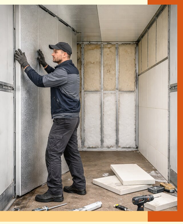 Утепление холодильного кузова в Лениногорске от 13932 руб. под ключ | ТепломастерЛнр