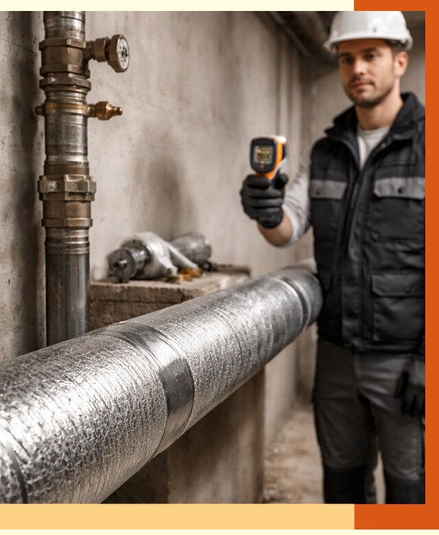 Утепление труб водоснабжения в Лениногорске от 8772 руб. за м² — услуги ТепломастерЛнр