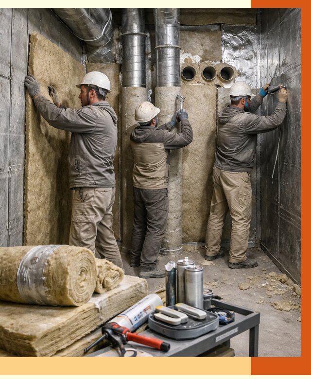 Утепление венткамеры в Лениногорске под ключ от 1496 руб. — профессионально | ТепломастерЛнр