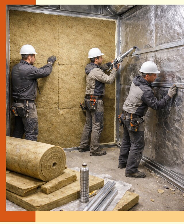 Утепление венткамеры в Лениногорске — качественная теплоизоляция и шумопоглощение