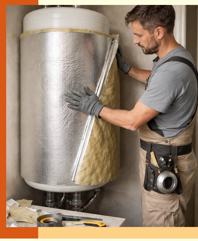 Утепление бойлера в Лениногорске для снижения теплопотерь и экономии энергии