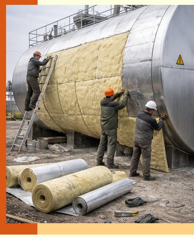 Утепление резервуаров с топливом в Лениногорске надежно и экономично