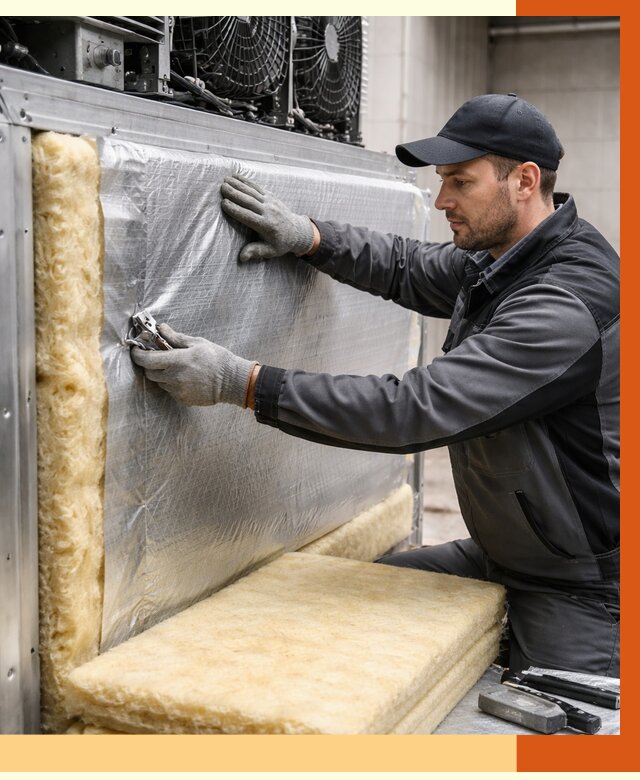 Утепление холодильного агрегата в Лениногорске от 8772 руб. под ключ | ТепломастерЛнр