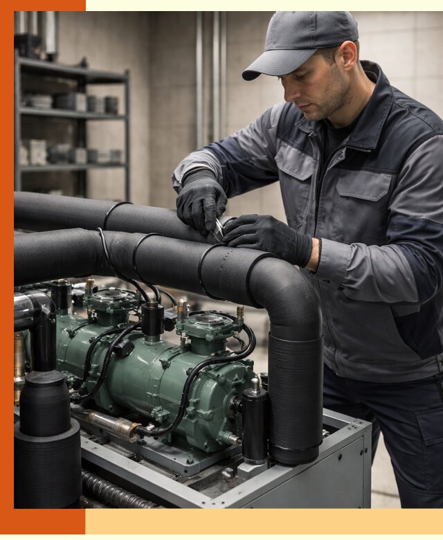 Утепление холодильного агрегата и теплоизоляция в Лениногорске