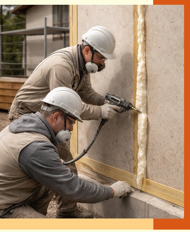 Утепление сип панелей ППУ в Лениногорске от 4954 руб. под ключ | ТепломастерЛнр