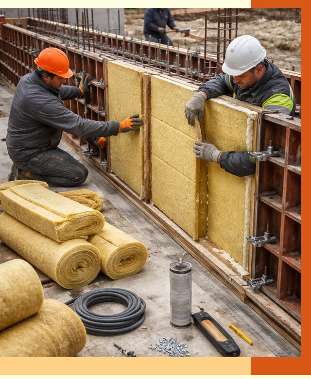 Теплоизоляция опалубки в Лениногорске от 7430 руб. за м2 — услуги и монтаж | ТепломастерЛнр
