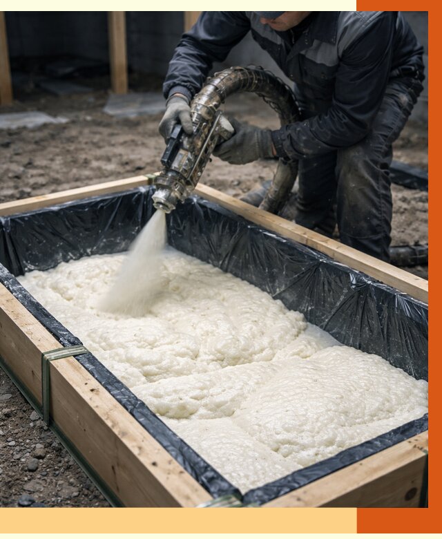 Заливка ППУ в формы в Лениногорске от 2580 руб. — утепление форм под ключ | ТепломастерЛнр