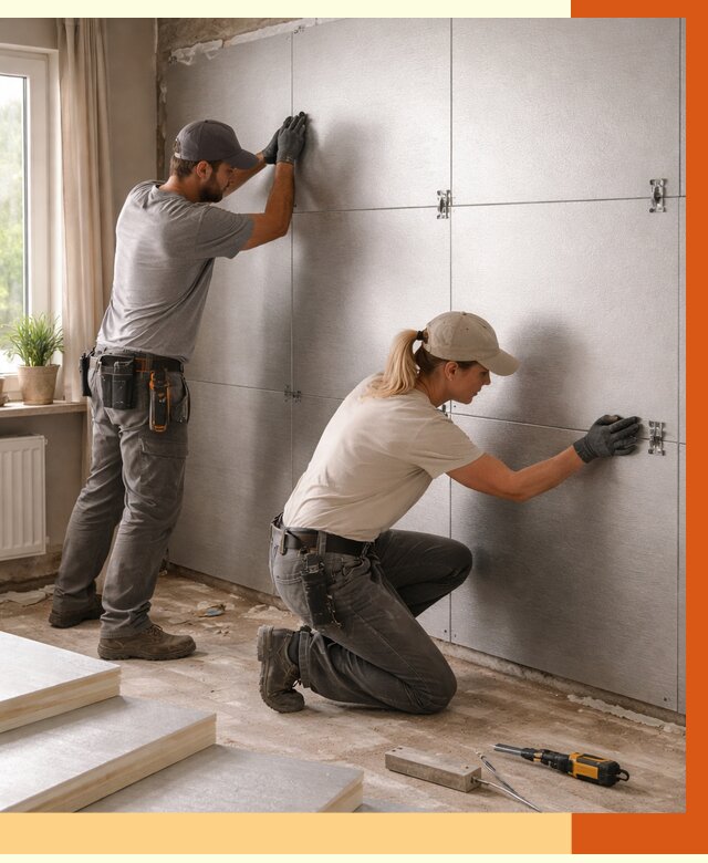 Утепление PIR панелями в Лениногорске от 4334 руб. под ключ | ТепломастерЛнр