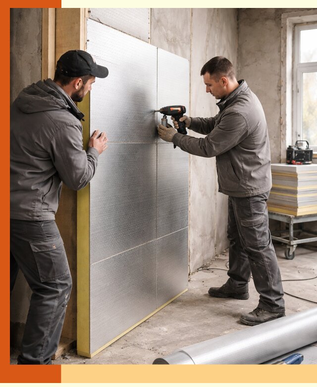 Утепление PIR панелями домов и зданий в Лениногорске