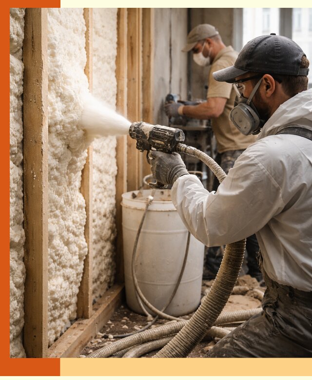 Утепление пеноизолом жилых и коммерческих объектов в Лениногорске