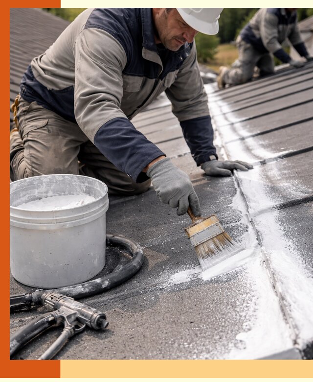 Утепление кровли жидкой теплоизоляцией в Лениногорске