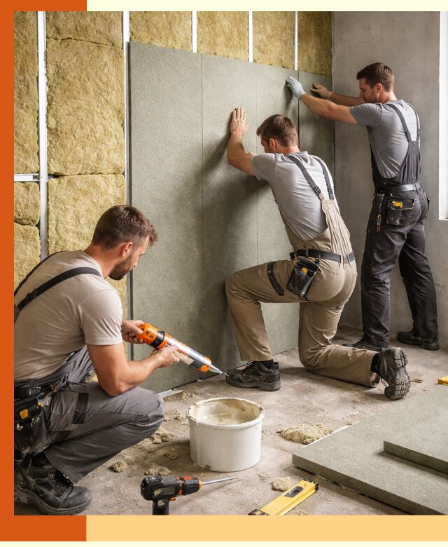 Профессиональная шумоизоляция стен в Лениногорске для квартир и домов