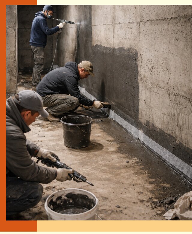 Гидроизоляция подвала в Лениногорске — комплексная защита от влаги