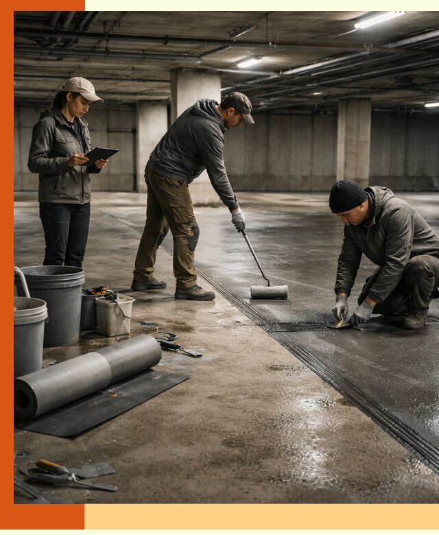 Гидроизоляция паркинга в Лениногорске: качественная защита зданий