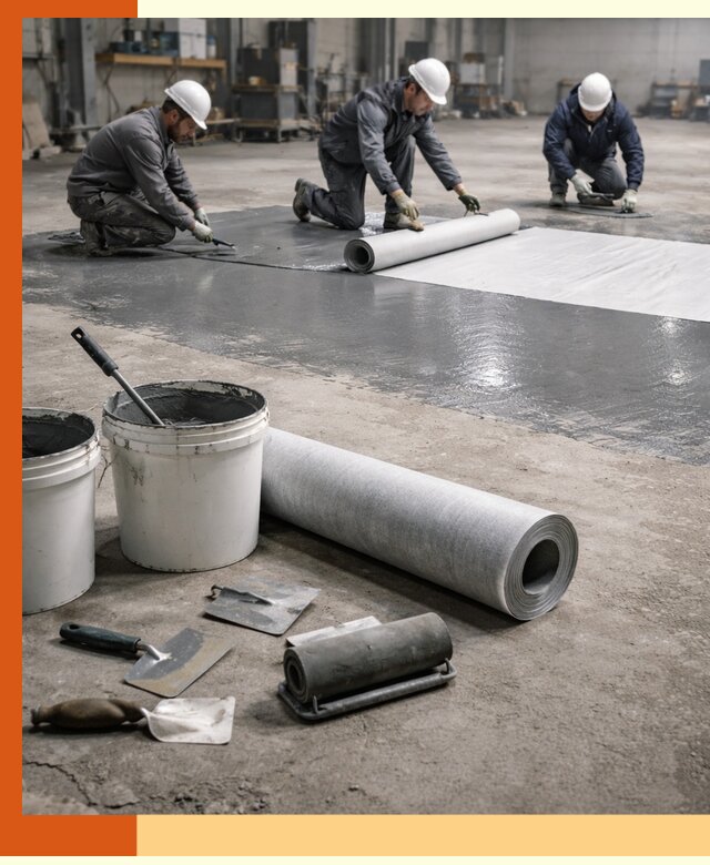 Гидроизоляция промышленного пола в Лениногорске — защита и долговечность