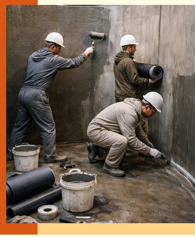 Гидроизоляция резервуара профессионально в Лениногорске