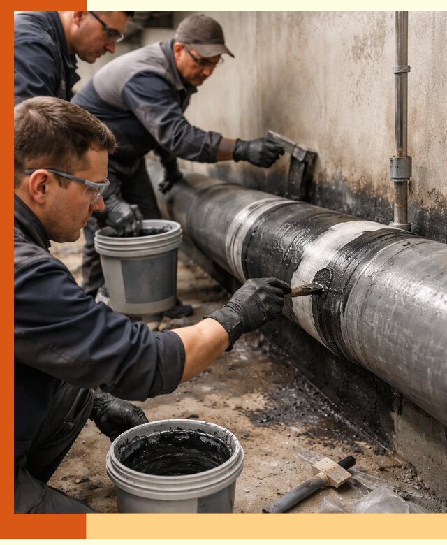 Гидроизоляция труб в Лениногорске — защита и герметизация коммуникаций