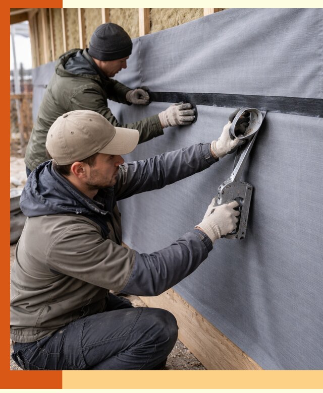 Монтаж ветроизоляции зданий и конструкций в Лениногорске