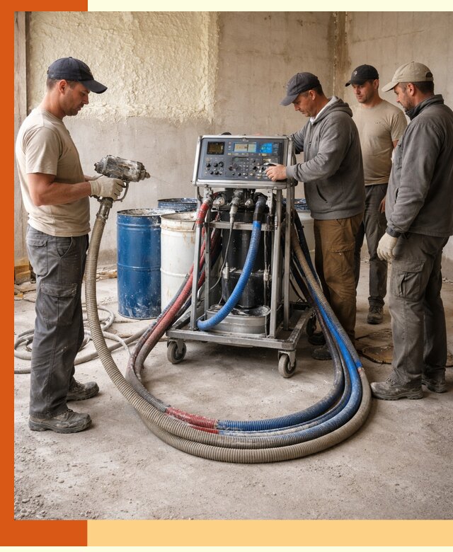 Аренда установки для напыления ППУ в Лениногорске на выгодных условиях